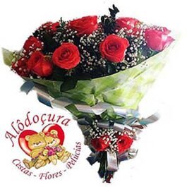 Buquê com 20 Rosas