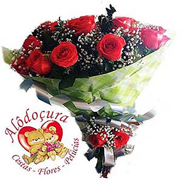 Buquê com 20 Rosas